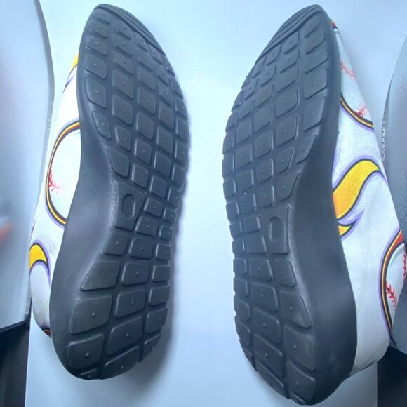 Womens Flame Pattern Athletic Sneakers Size 7 - Picture 5 of 6